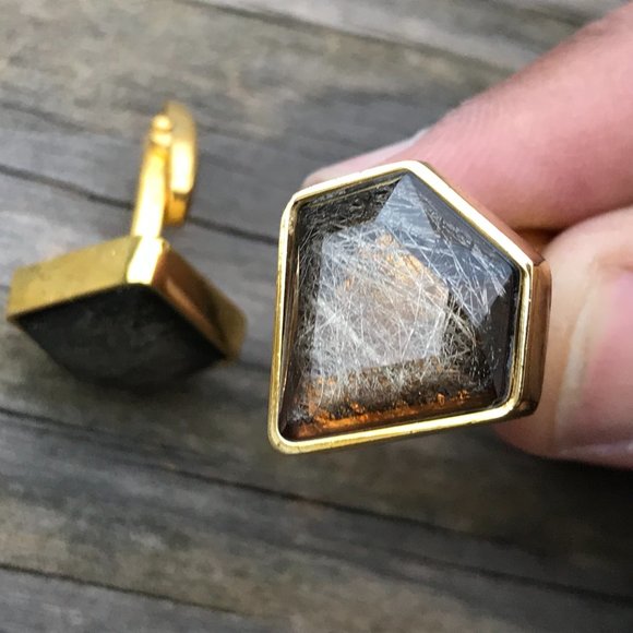 Men Cuff Link Gold Tone men Jewelry - Picture 9 of 10